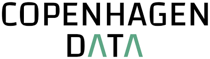 COPENHAGEN DATA logo with bold uppercase letters in black and green on a white background.